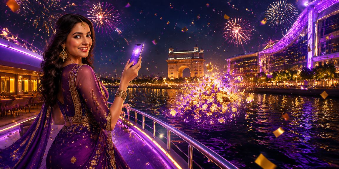 Live casino mobile gaming neon lights in Delhi