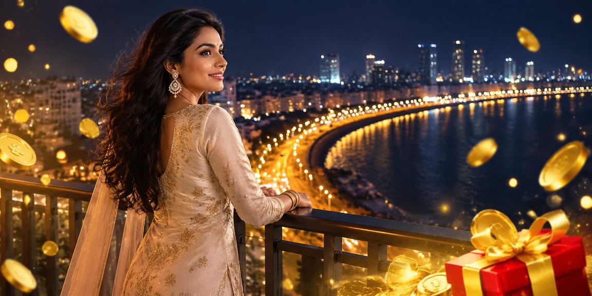 Mumbai Marine Drive player enjoying Teen Patti on mobile app