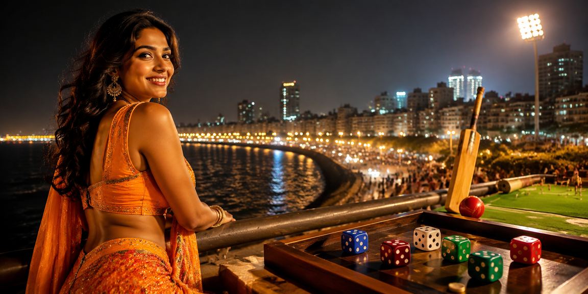 Cricket betting excitement at Mumbai's Marine Drive night market